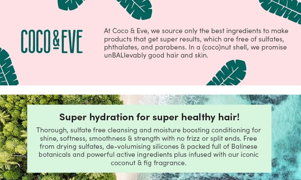 Coco & Eve Like a Virgin Shampoo & Conditioner Bundle Set Shopee Malaysia