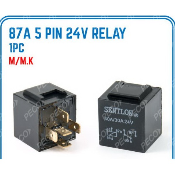 87a 5 Pin Relay 24v 1 Pcs Shopee Malaysia