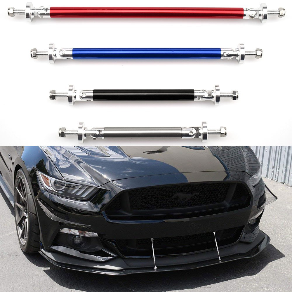 2PCS Car Bumper Diffuser Splitter Strut Rod Tie Support Bar Adjustable ...