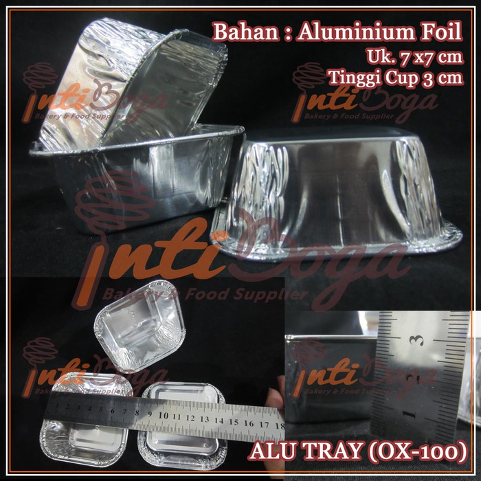 Alu TRAY - Aluminum Foil Cup (OX-100 / RR-603 ) retail 25 pcs | Shopee ...