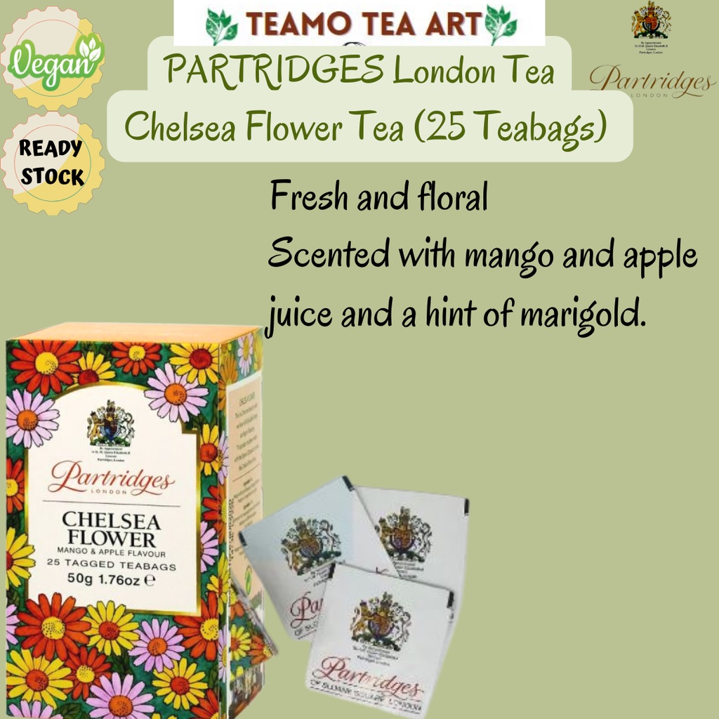 🍃TEAMO TEA ART🍃Partridges Chelsea Flower/ | Shopee Malaysia