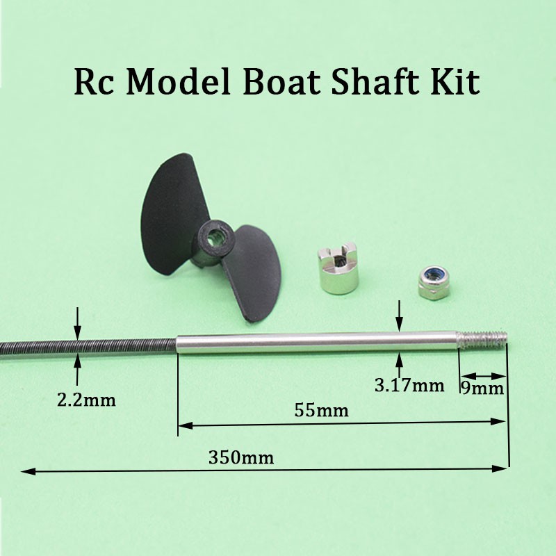 Rc boat propeller shaft hot sale kit