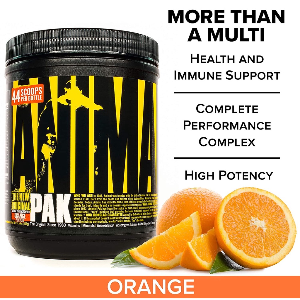 Universal Nutrition, Animal Pak, Orange Crushed, 10.4 oz (295 g), All