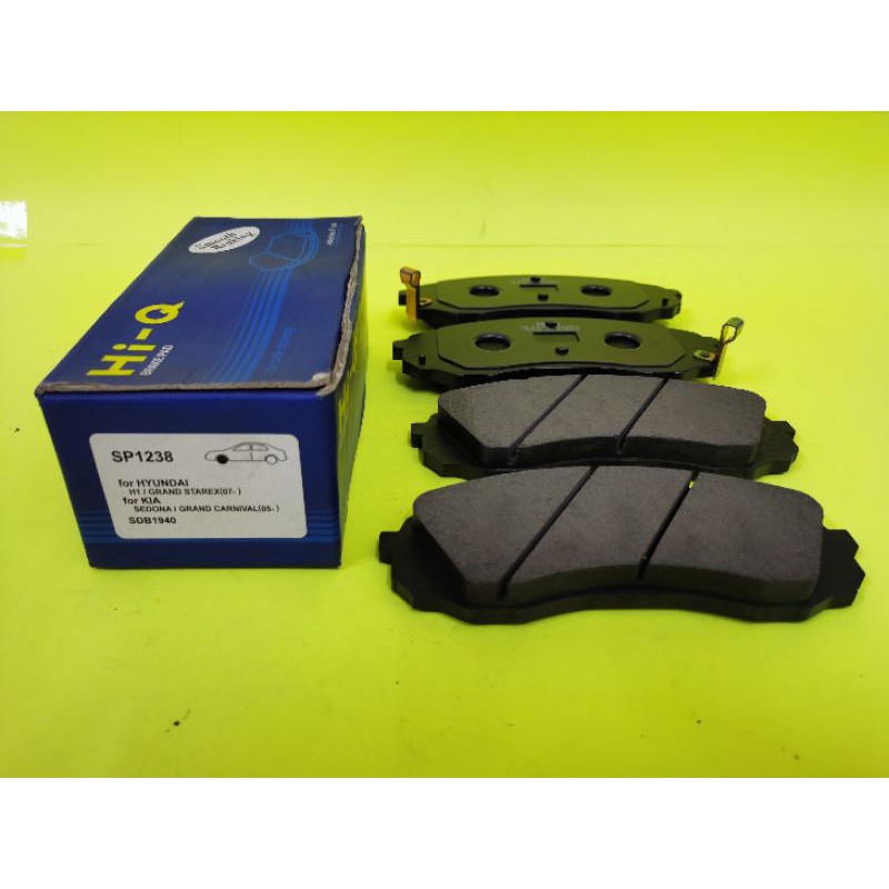 HYUNDAI STAREX FRONT DISC BRAKE PADS ORIGINAL HI-Q SP-1238 | Shopee ...