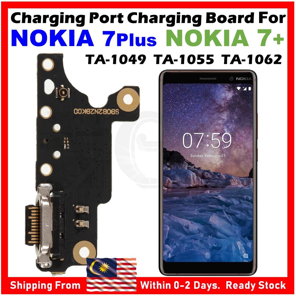 PER NOKIA 7 Plus Porta Di Ricarica Connettore Dock Microfono TA-1062 TA-1046 EUR 5,57 - IT