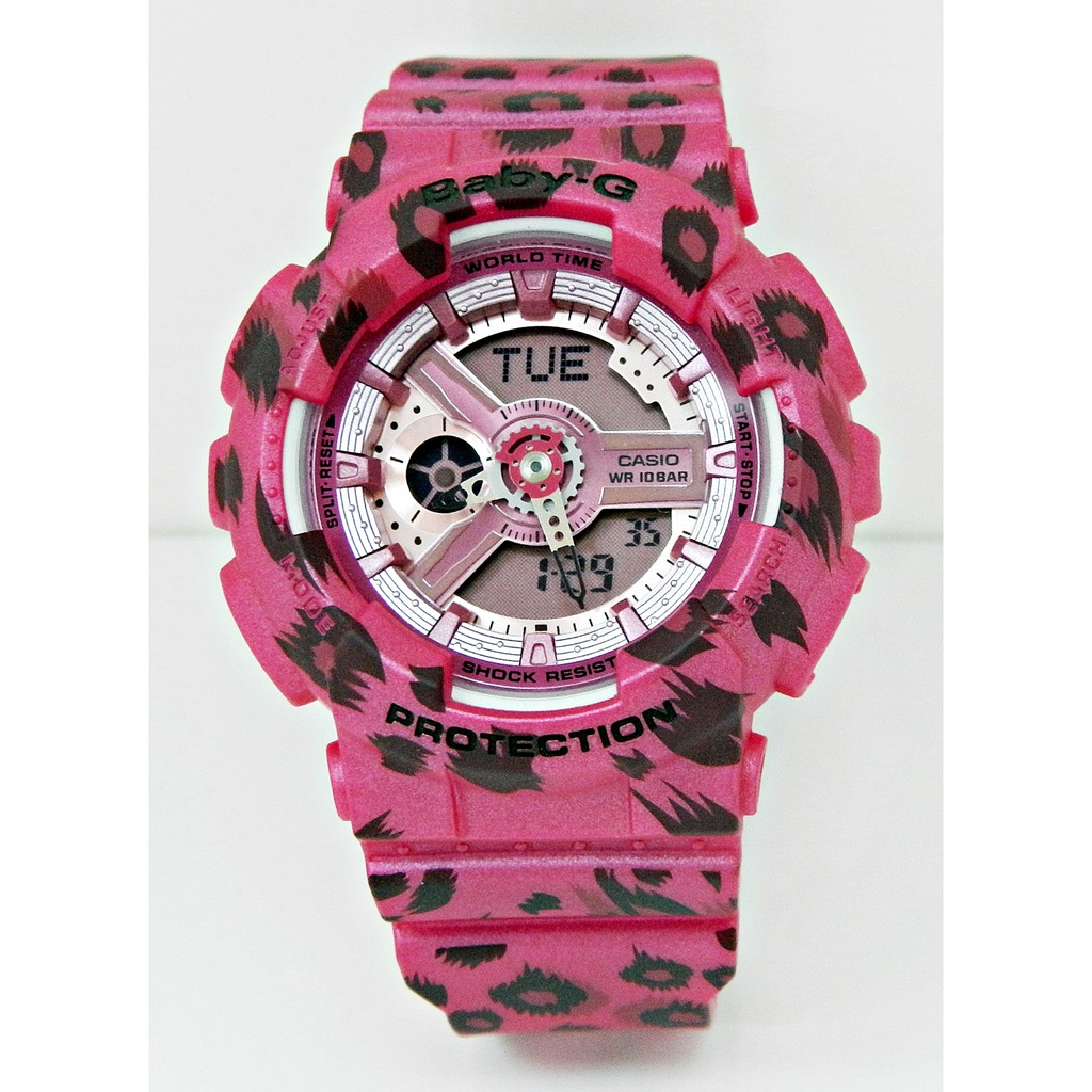 CASIO BABY G Leopard Skin Design Watch BA 110LP 4ADR Shopee Malaysia