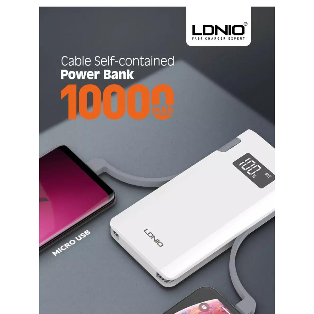 Power Bank LDNIO PL1004 10000mAh (Boarding Allowable) Shopee Malaysia