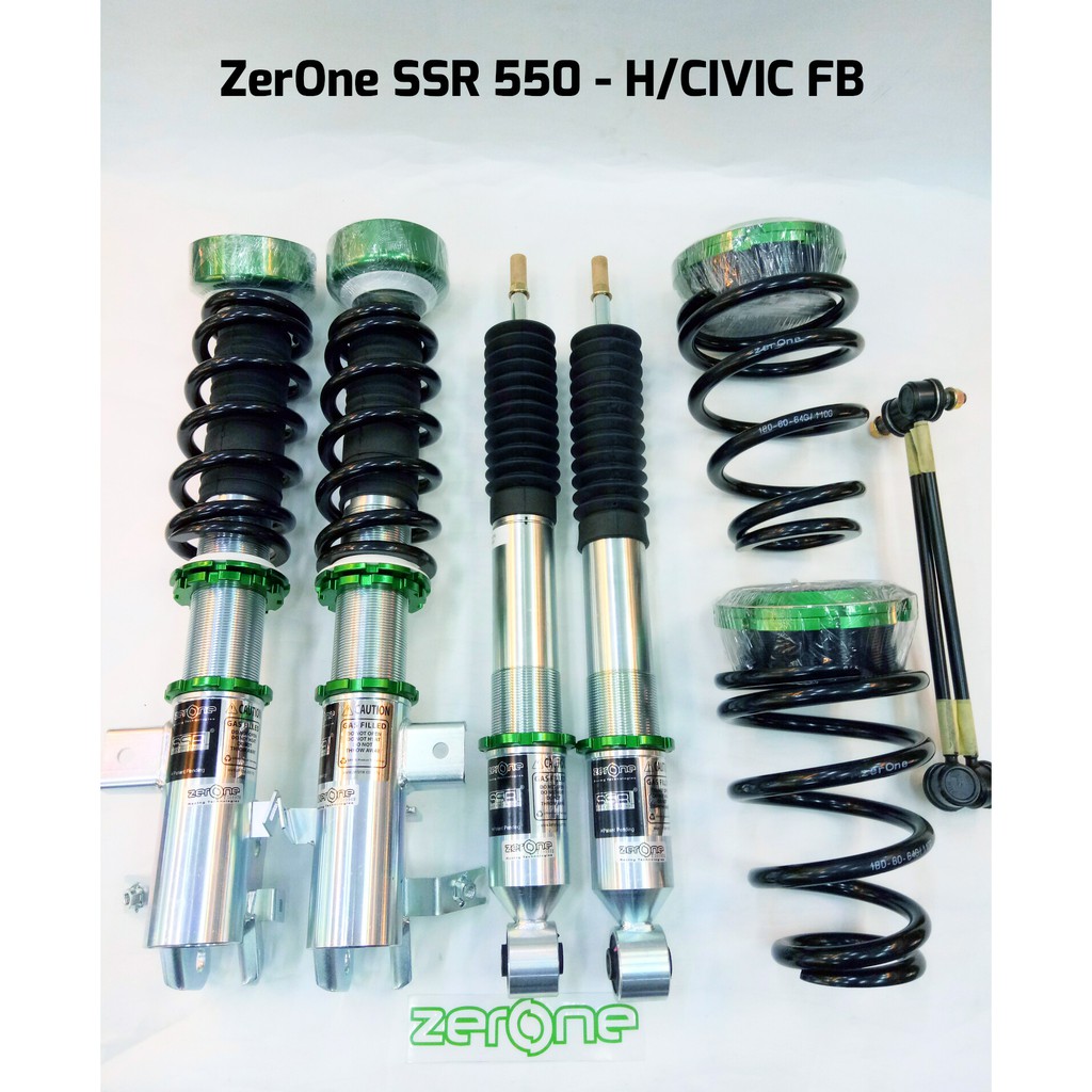 Honda Civic FB 2012-2015 - ZERONE SSR550 Fully Adjustable Suspension ...