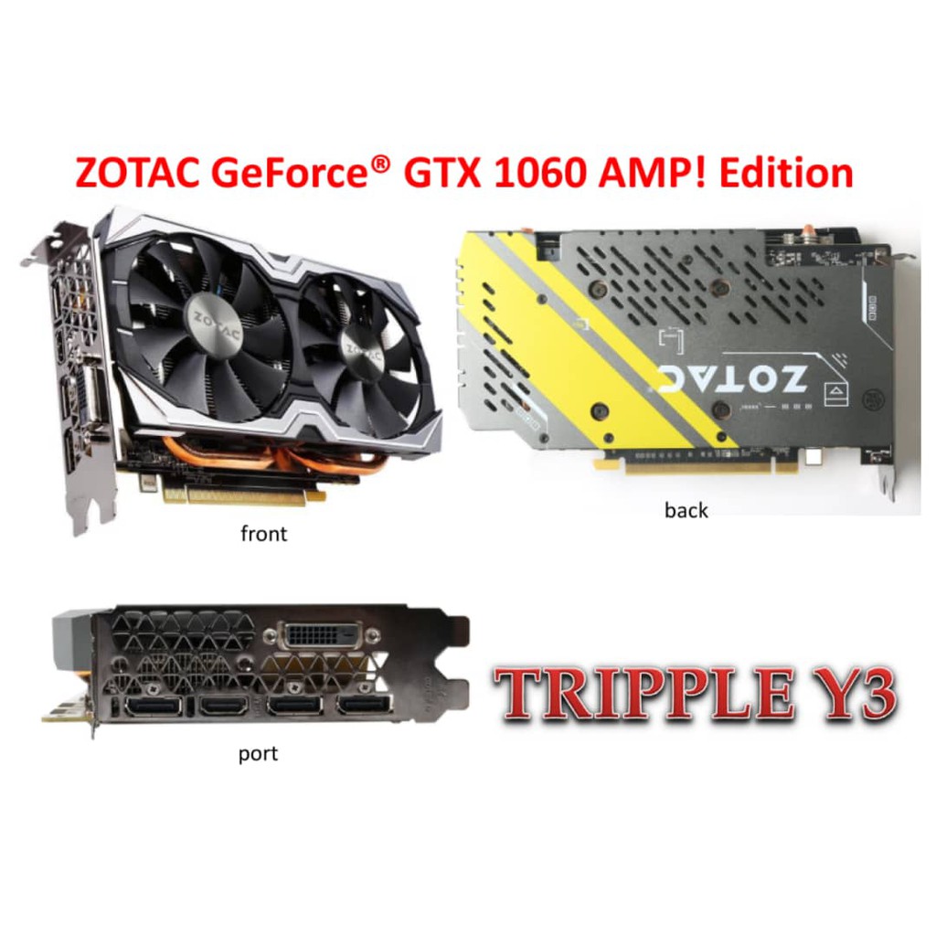 ZOTAC GTX1060 6GB Gtx 1060 Gb Zotac Vga Zotac Geforce
