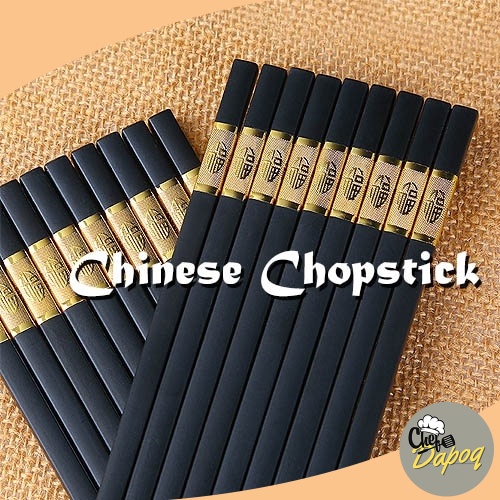 DC Chinese Alloy Chopstick Penyepit Makanan Non Slip Food Grade ...