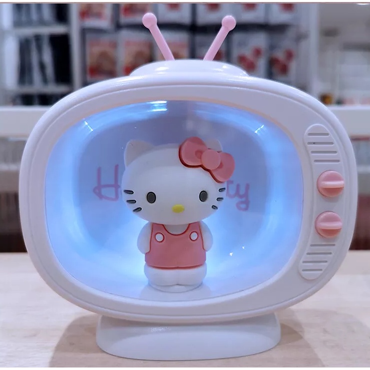 Miniso Hello Kitty Sanrio Series TV-Shape Night Light with Cartoon ...