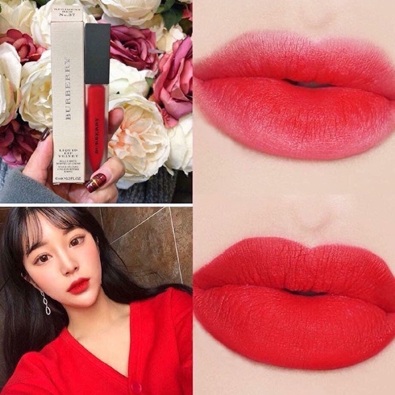 Burberry Liquid Lip Velvet Regiment Red 37 Shopee Malaysia