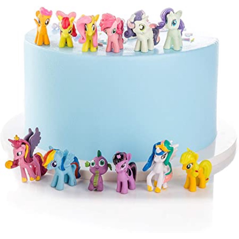 My Little Pony/Peepa Pig/Tsum Tsum/Poli Car Cake Decoration | Shopee ...