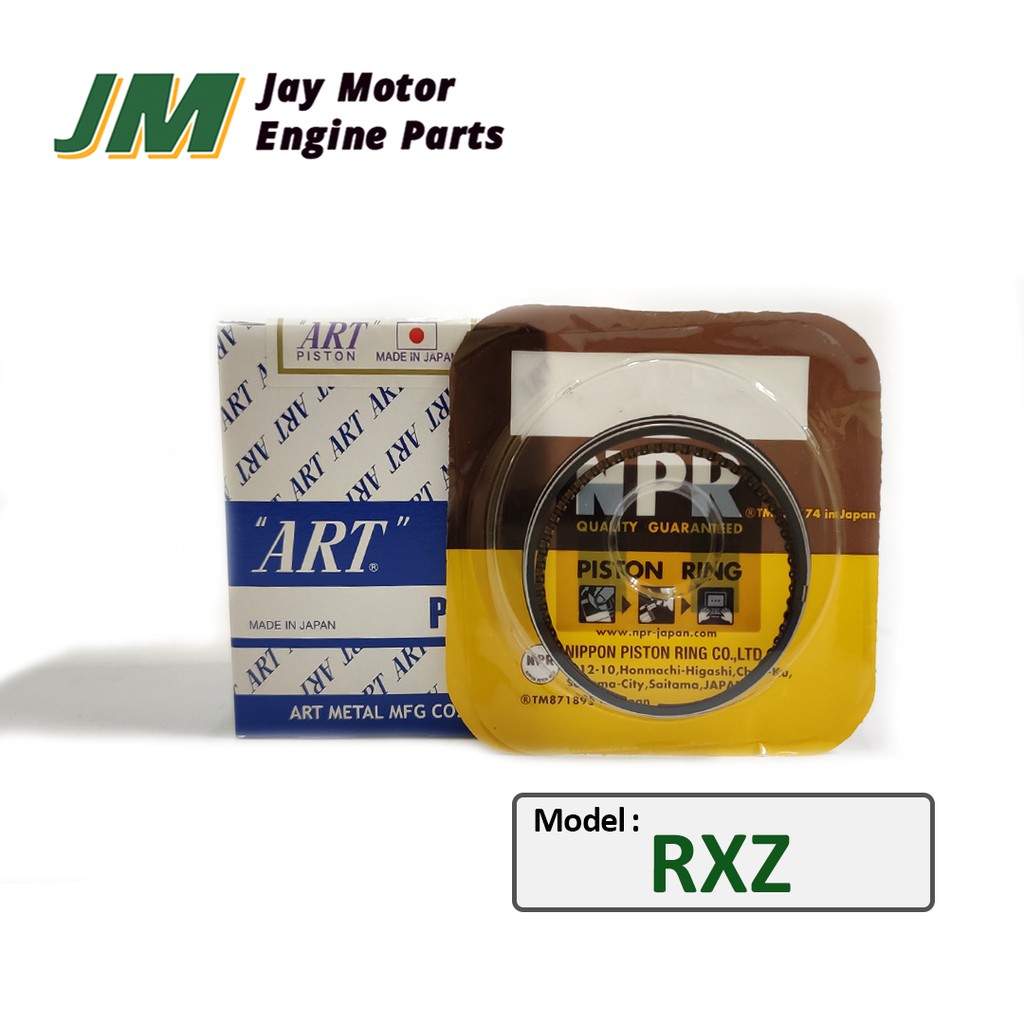 RXZ / RXZ135 / 55G ART PISTON STD ↔️ 300 & NPR RING OR FULL SET ( 56.00