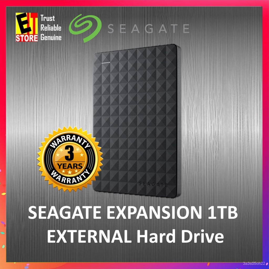 Fokw Seagate Expansion 1TB Portable Drive - Black (STEA1000400 ...