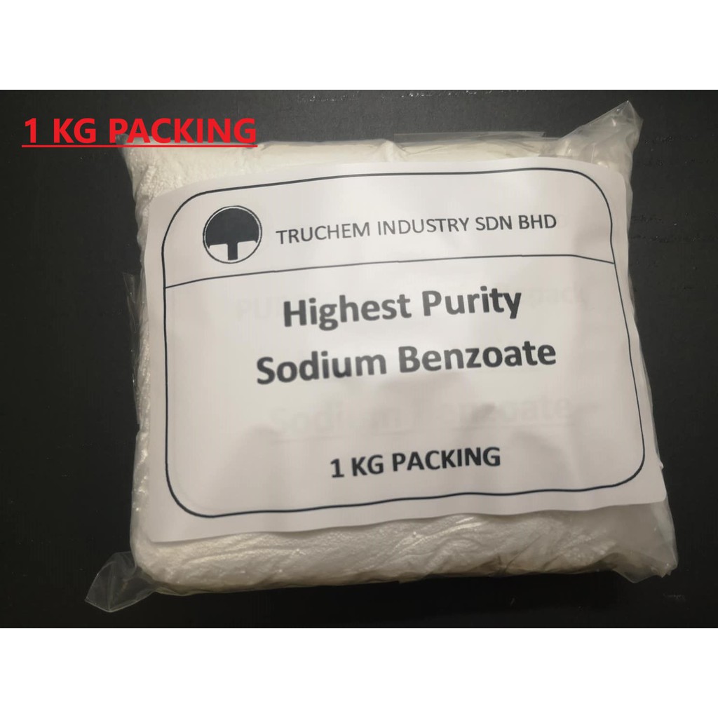 Sodium Benzoate FOOD GRADE Preservative 1 KG Shopee Malaysia