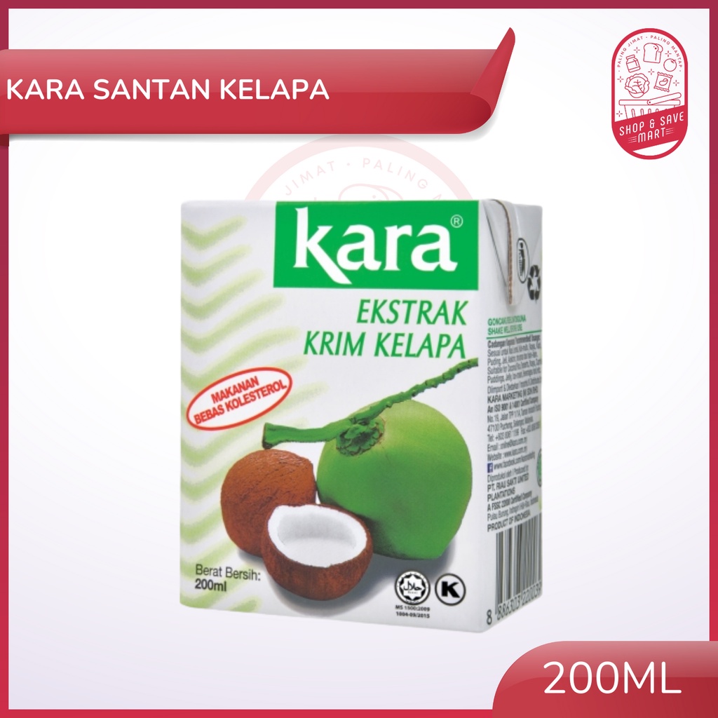 Kara Ekstrak Krim Kelapa Santan Kelapa - 200ml | Santan Kara Coconut ...