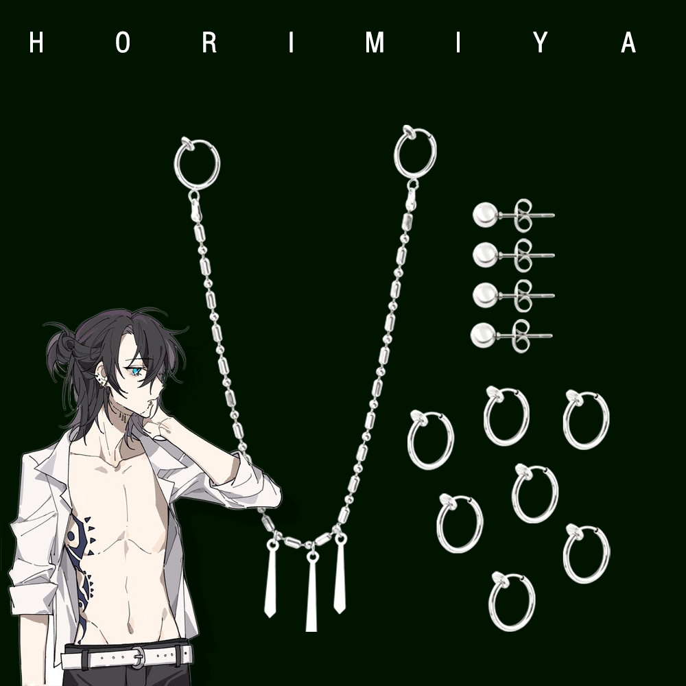 anime-horimiya-miyamura-izumi-earrings-lip-stud-titanium-steel-cosplay