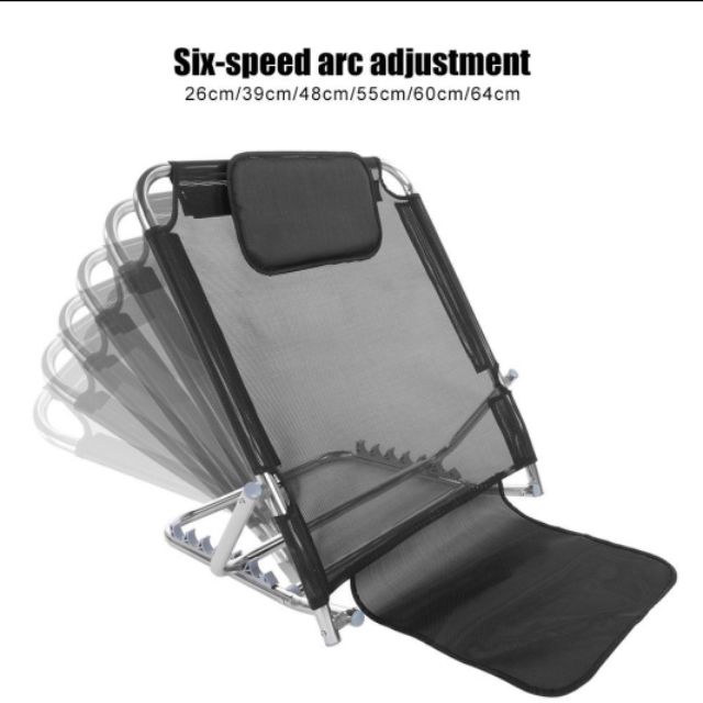 Elderly Care Bed Folding Back Cushion Disability Aid Adjustable Back Rest Bed Support Shopee