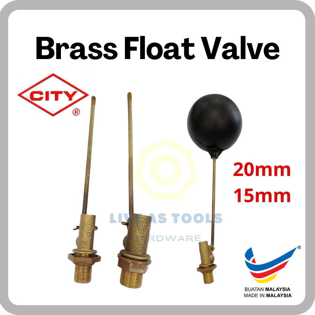 [City] Brass Float Valve 15mm 20mm / Water Tank Float Valve / Float