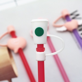 6pcs Silicone Cloud-shaped Straw Cap, Suitable For 0.31in Diameter