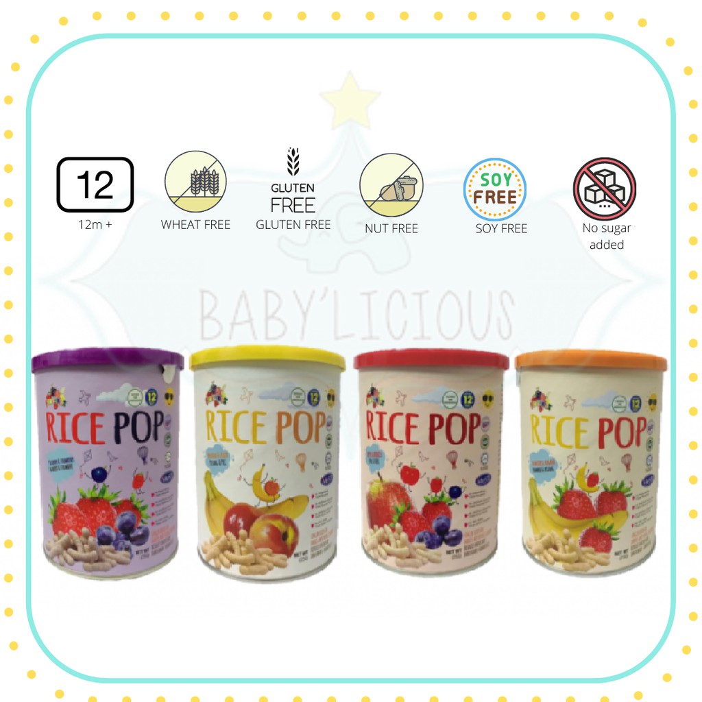 FRUITYKIDZ RICE POP 12m+ (25G) | Shopee Malaysia