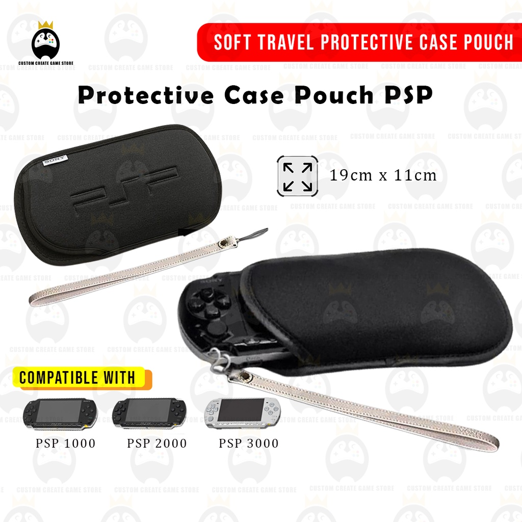 Sony PSP 1000 2000 3000 Soft Travel Protective Case Pouch BAG PSP MURAH