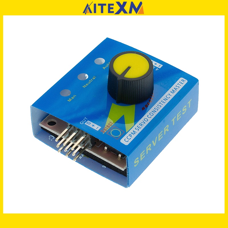 Pack De 3 Probadores Multi Servo Tester CCPM 3CH – Para Servos Y ESC, Con Modos Manual, Neutro Y Automático | Incluye E-Book