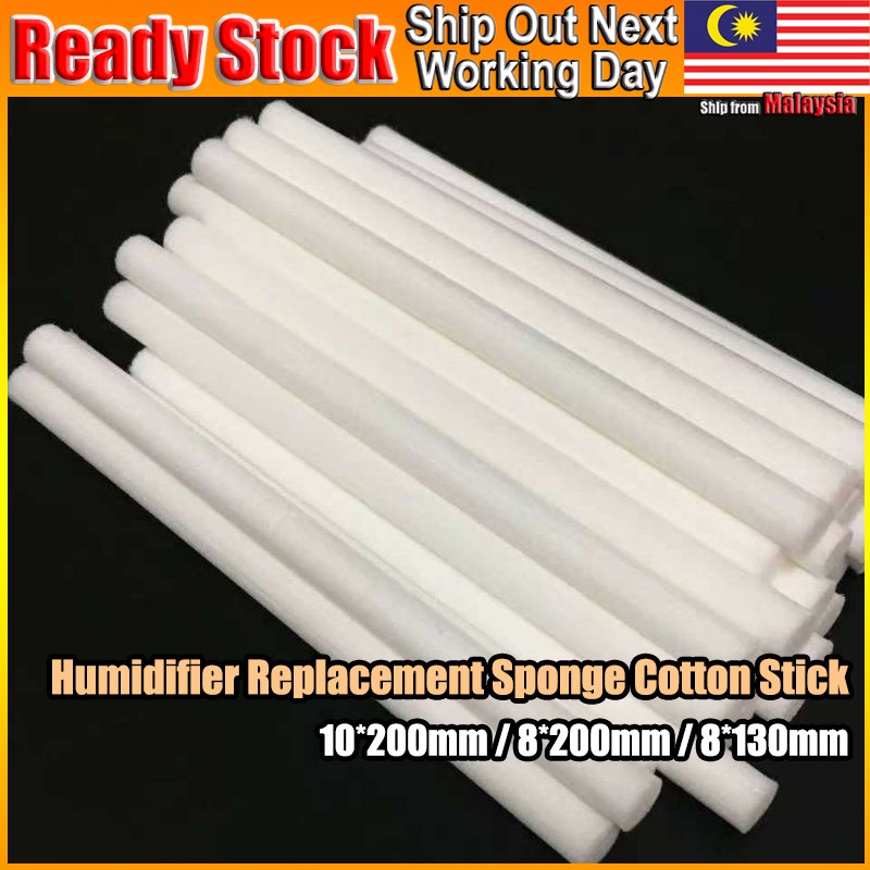 Humidifier Replacement Sponge Cotton Stick Oil Filter 10*200mm / 8 ...