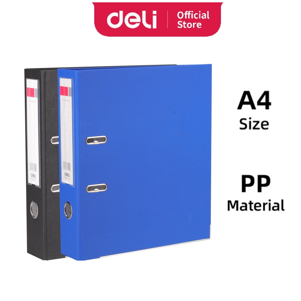 Deli File E39594 Lever Arch File A4 Size High-Quality Lever Ring PP