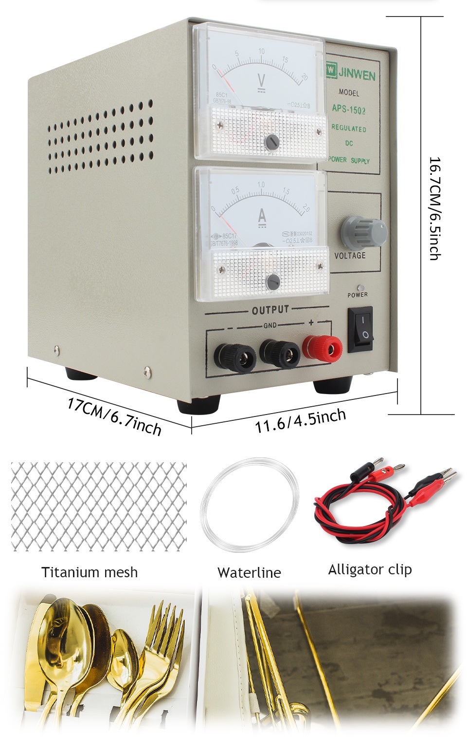 110V/220V Silver Gold Plating Machine Jewelry Plater Electroplating ...