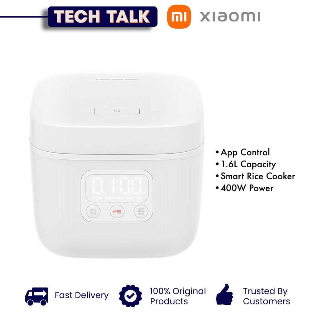 Xiaomi Mijia Smart Rice Cooker Works with Mijia APP Control Non Sticky ...