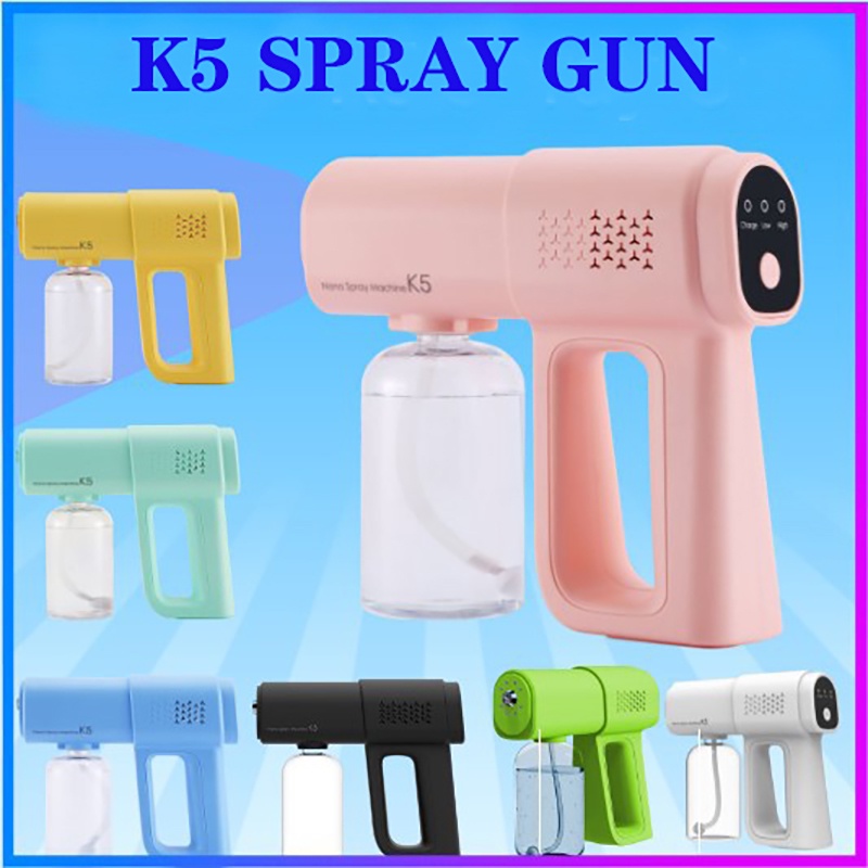 K5 K6 Spray Gun Wireless Rechargeable Disinfection Sprayer Nano Blue ...