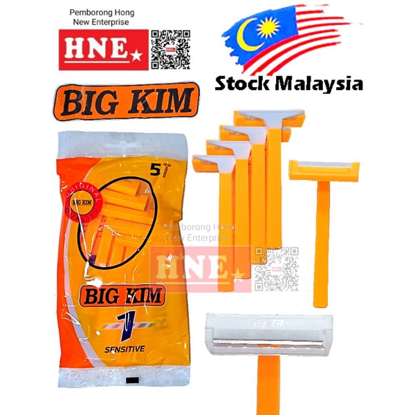 Pisau cukur / Razor big kim 5pcs quality razors 1 blade | Shopee Malaysia