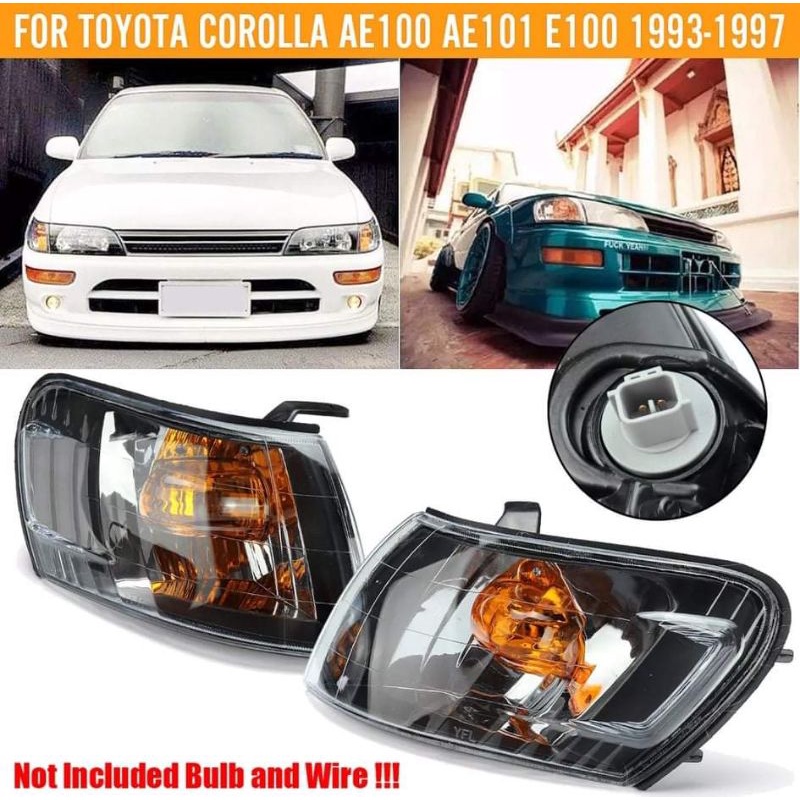 TOYOTA SEG AE100 AE101 SIDE CORNER SIGNAL LAMP SMOKE CRYSTAL FREE ...