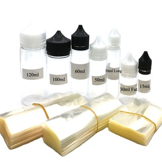 PVC Heat Shrink Wrap Bands for 10ml 15ml 30ml Glass Dropper Bottles Lab  Dropping Bottle Sealer Clear Non Toxic