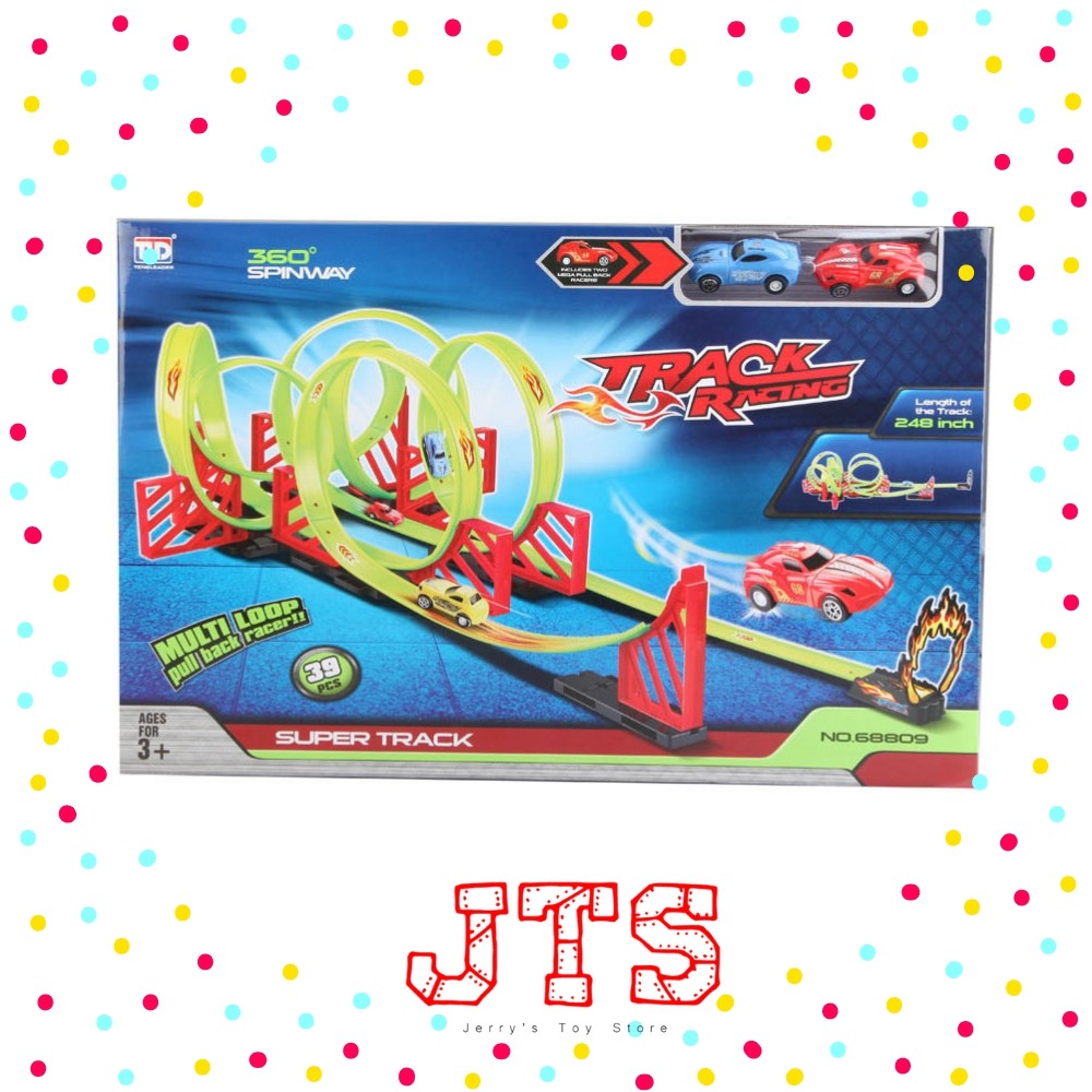 JTS TLD Pull Back Super Track Racer 68809 (w/2cars) Racing car non ...