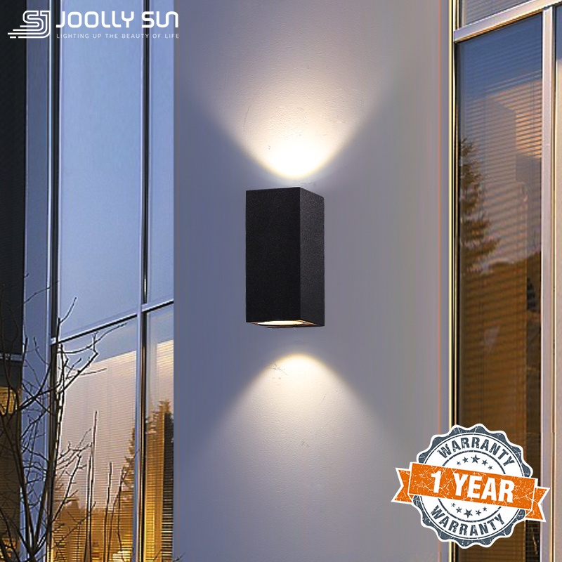 LED Wall Light Outdoor Modern Wall Lamp Waterproof Lampu Dinding Up ...