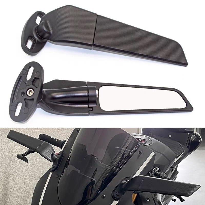 Rear Mirror Side Mirror Winglet Crowling CNC Kawasaki Ninja 250 300 400 ...