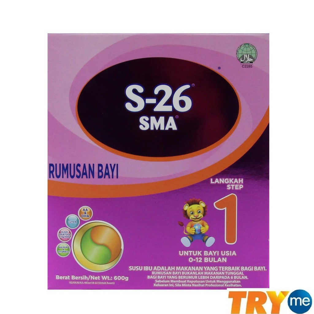 Wyeth S26 Infant Milk Powder SMA 600g Shopee Malaysia
