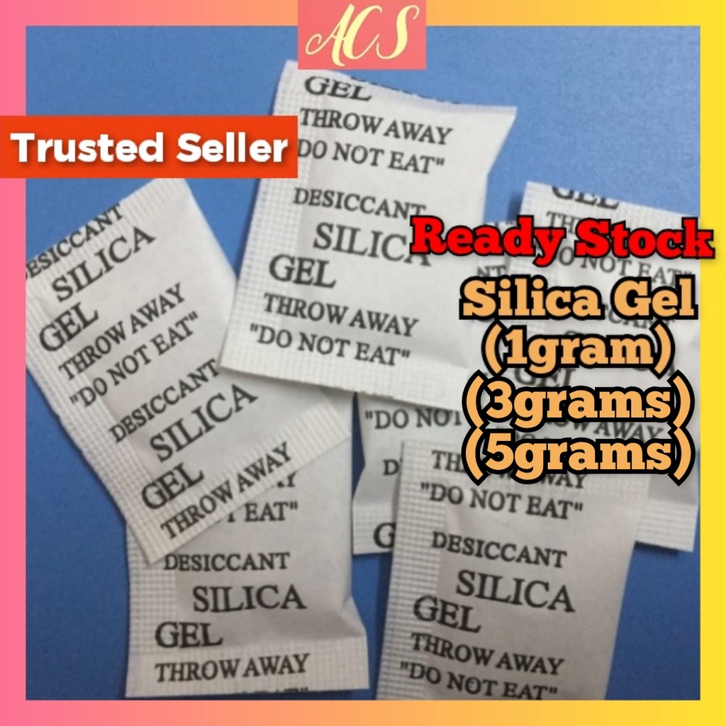 Silica Gel Desiccant 1g (Package Deal) FRESH STOCK Quality Gel for
