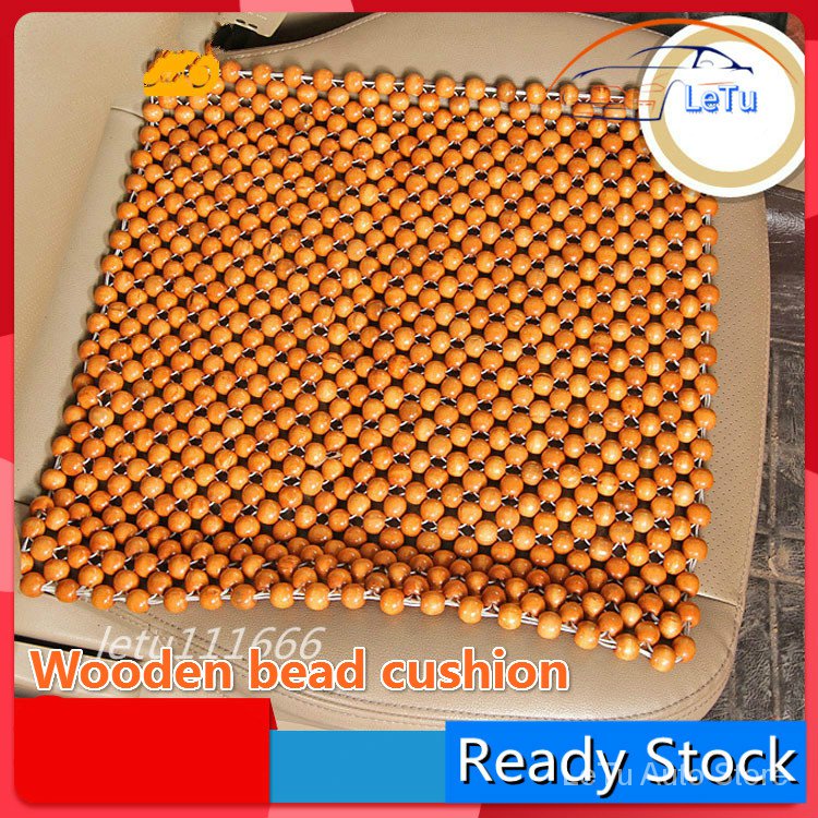 Car seat cushion Wooden bead square cushion Car breathable cool cushion
