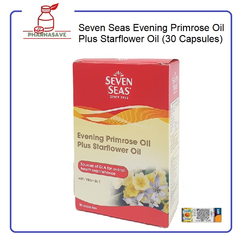 Seven Seas Evening Primrose Oil EPO + Starflower Oil 1000mg 30's