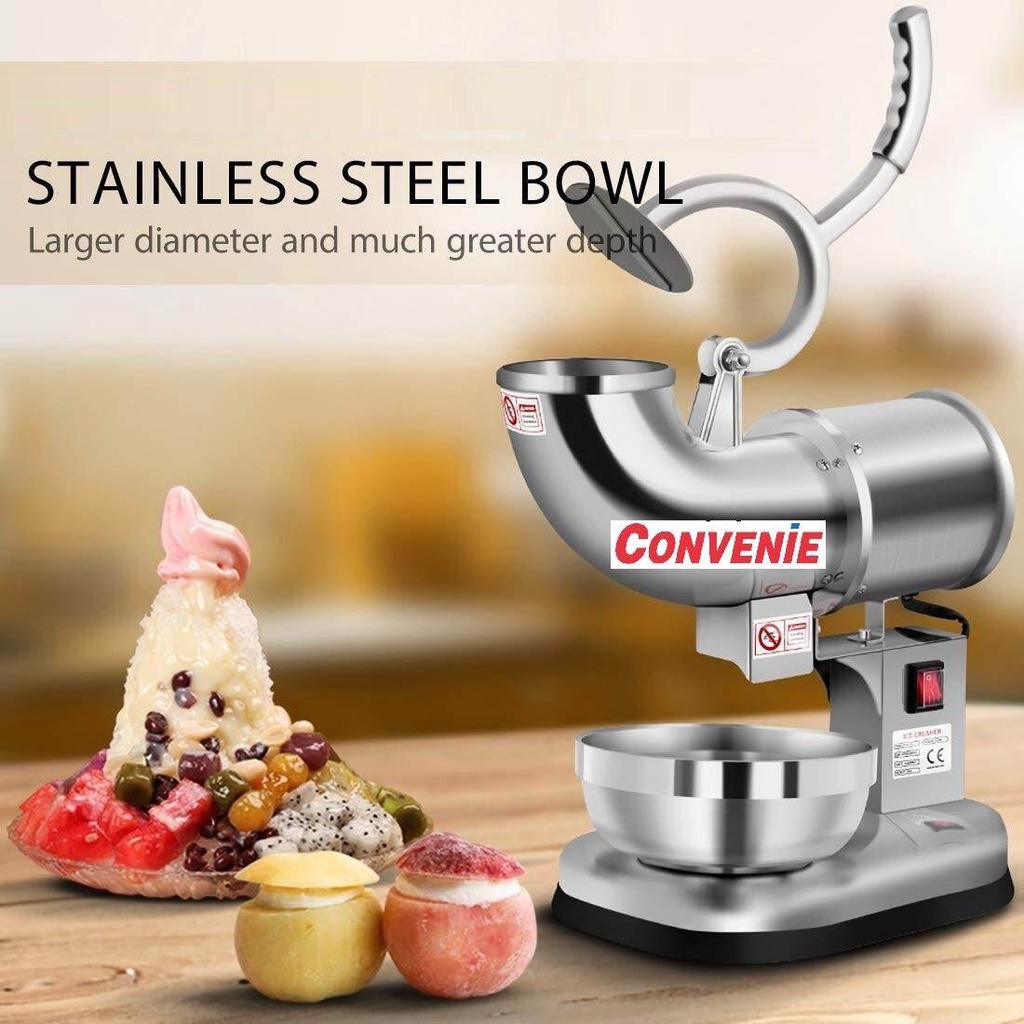 Commercial Stainless Steel Electric Dual Blade Ice Crusher Shopee Malaysia