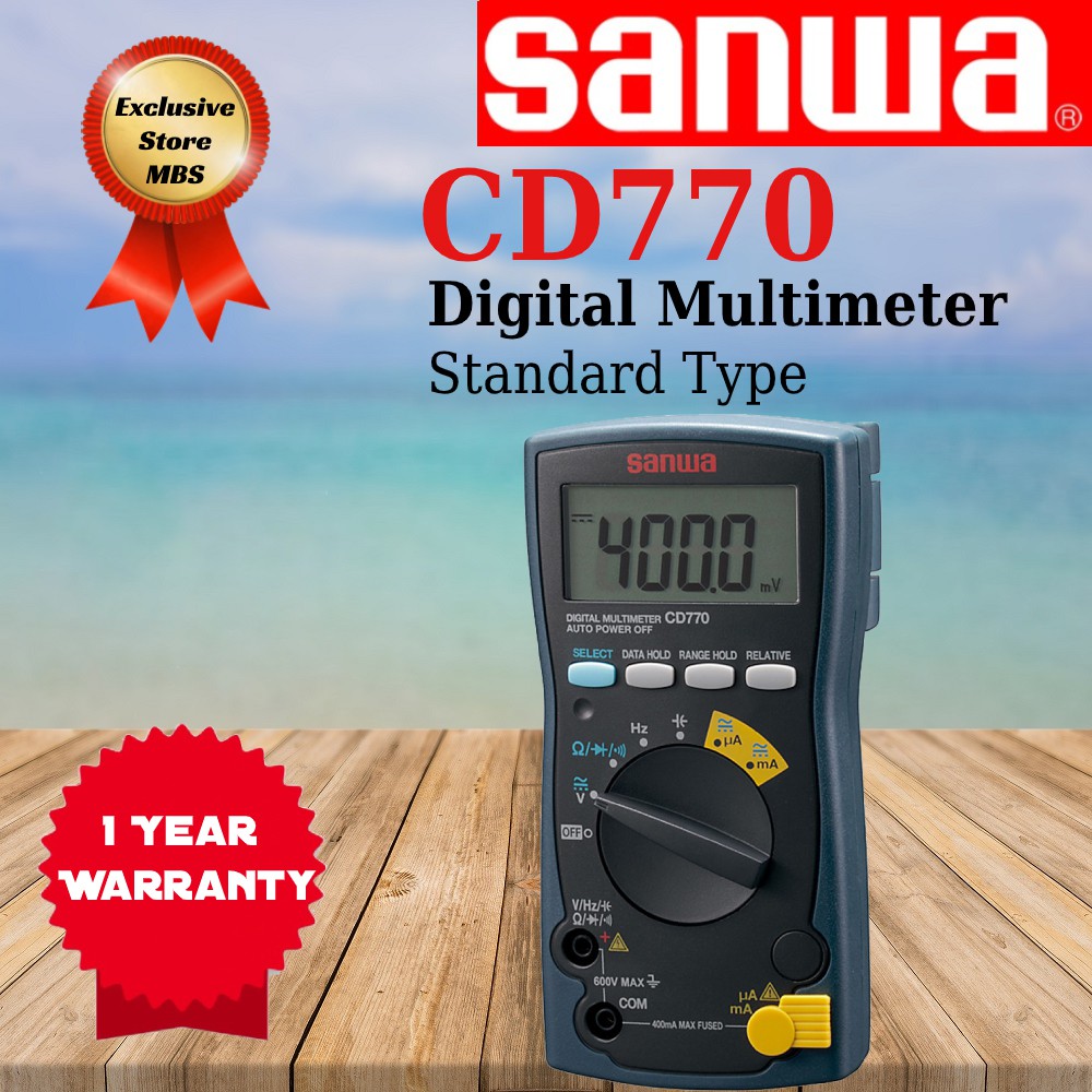 Sanwa CD770 Digital Multimeter | Shopee Malaysia