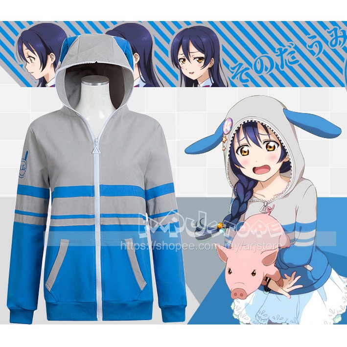 Blue anime jacket sale