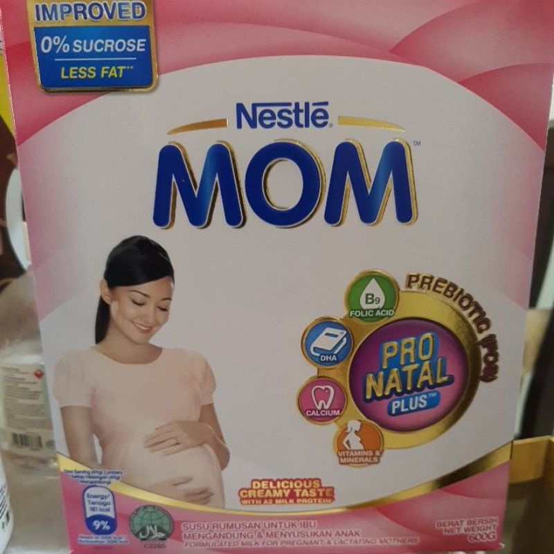NESTLE MOM with PRONATAL PLUS Pregnant & Lactating Milk (600g) [Expiry ...