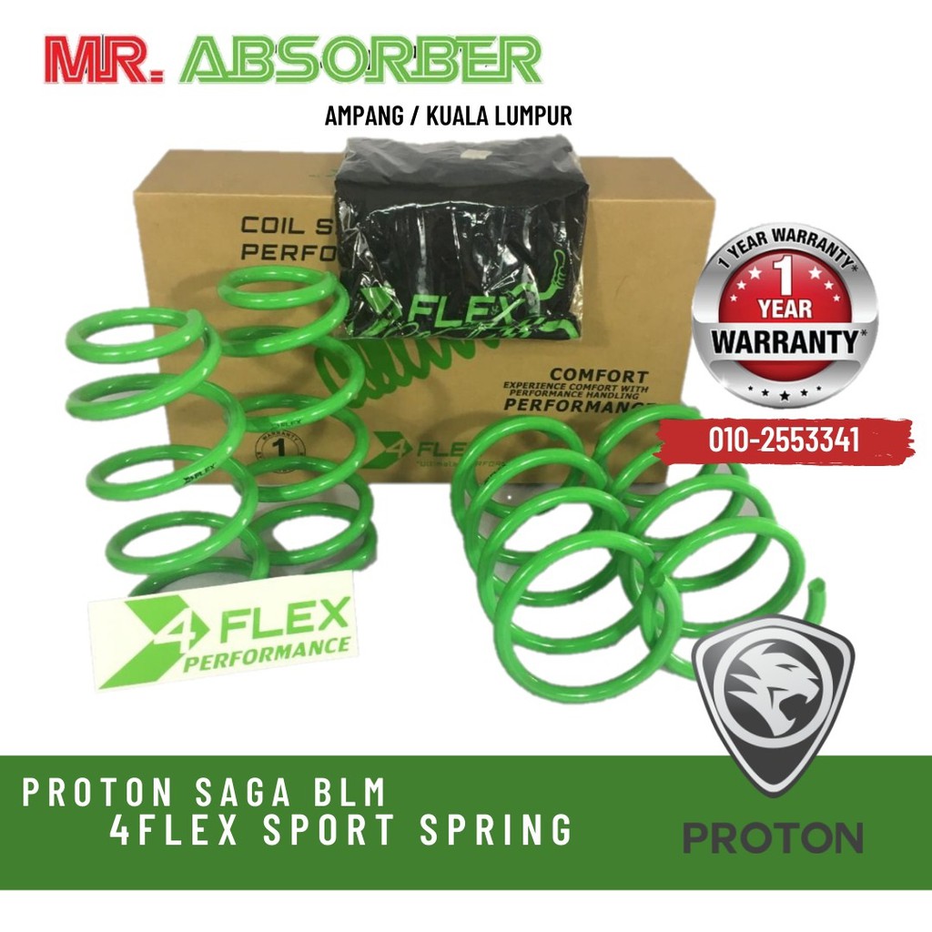 SPRING SPORT 4FLEX PROTON SAGA BLM / FLX / SAGA VVT / SAVVY | Shopee ...
