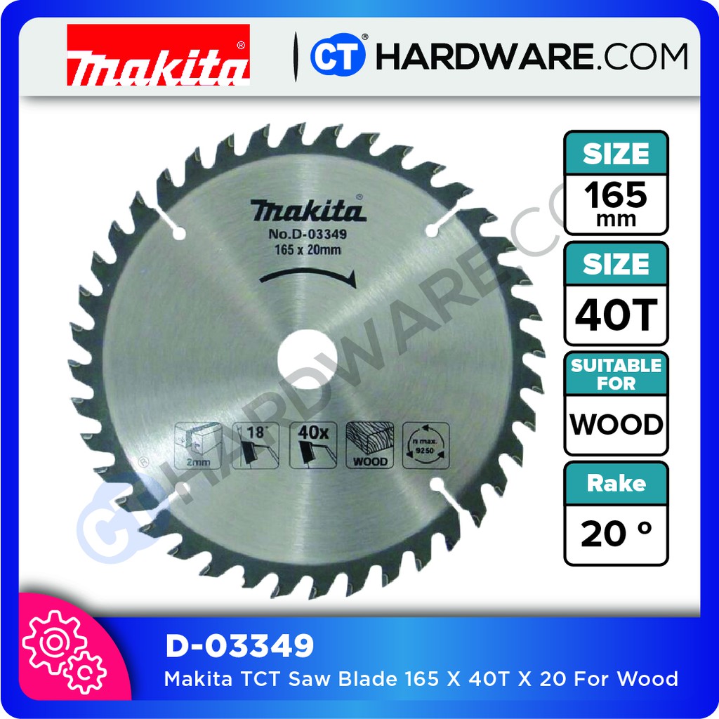 Makita 165 x discount 1.5 x 20mm