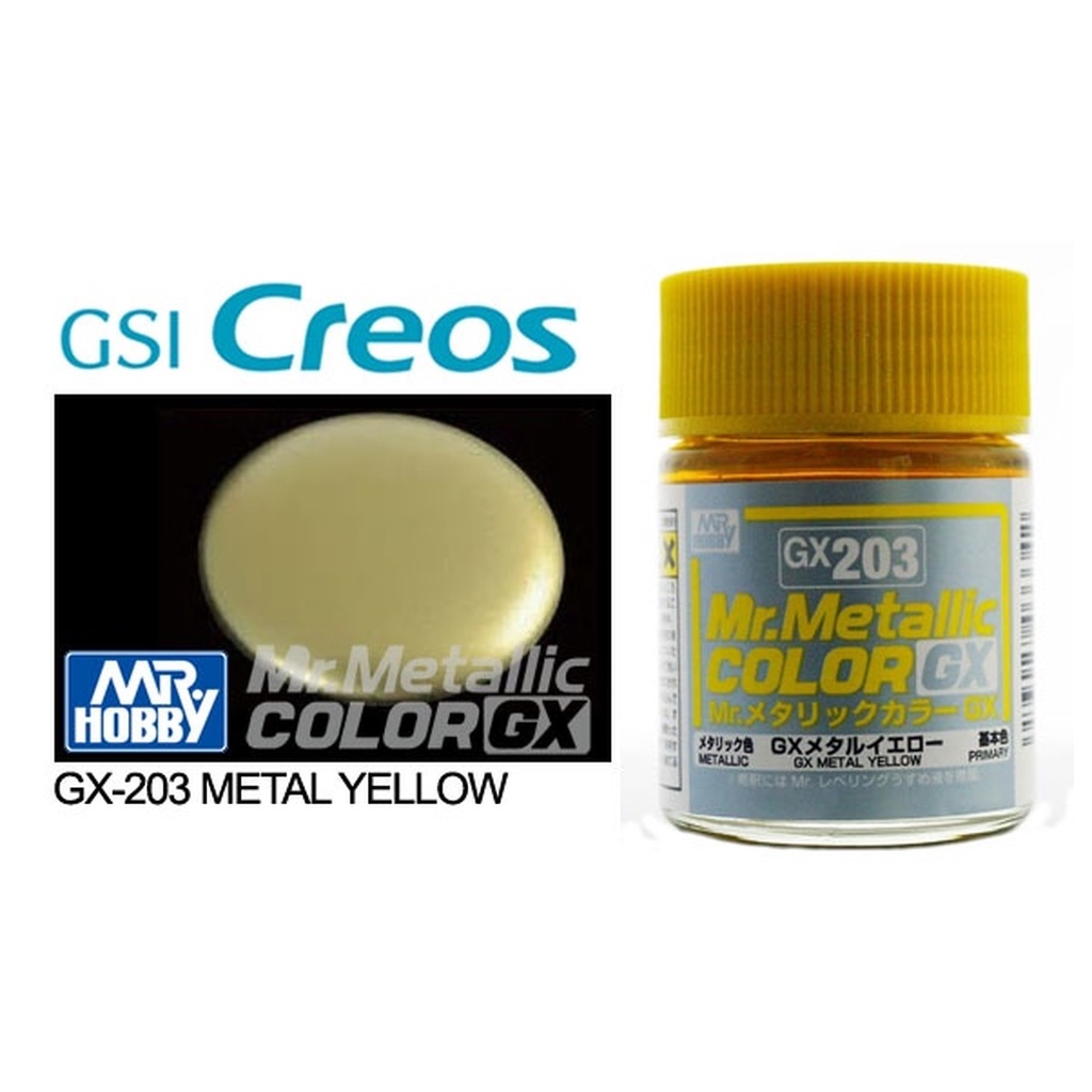 MR HOBBY MR COLOR GX203 Mr Metallic Color GX Yellow | Shopee Malaysia